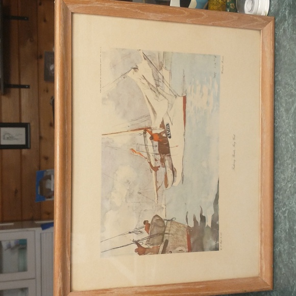 1947 Winslow Homer print - Picture 5 of 12